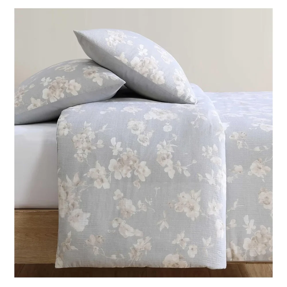 Calvin Klein King Duvet Cover Set, Super Soft Cotton Bedding with Matching Shams